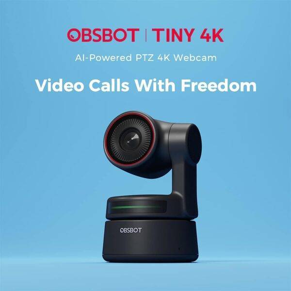 OBSBOT Tiny 4K PTZ Webcam