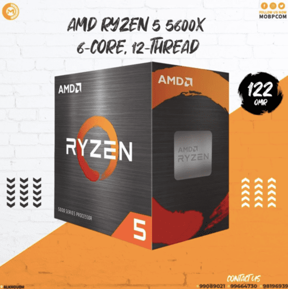 AMD RYZEN 5 5600X 6 CORE