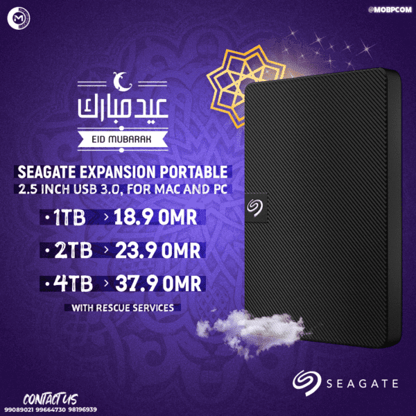SEAGATE EXPANSION PORTABLE 1TB And 2TB And 4TB