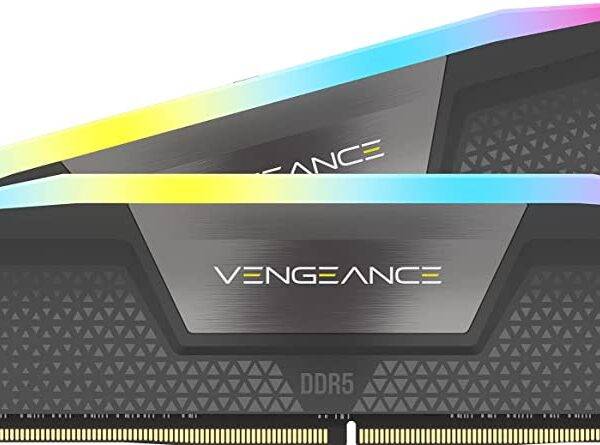 VENGEANCE RGB 32GB (2x16GB) DDR5 RAM 5600MHz Black