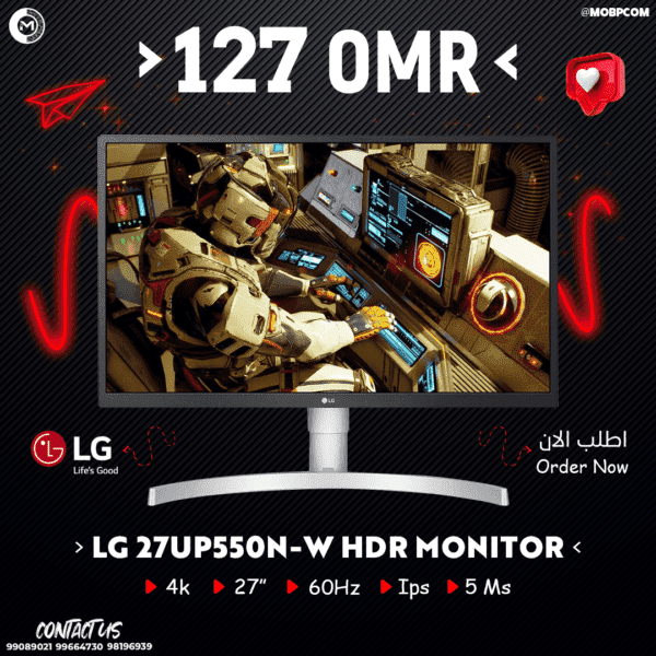 LG HDR MONITOR 4K 27 Inch IPS