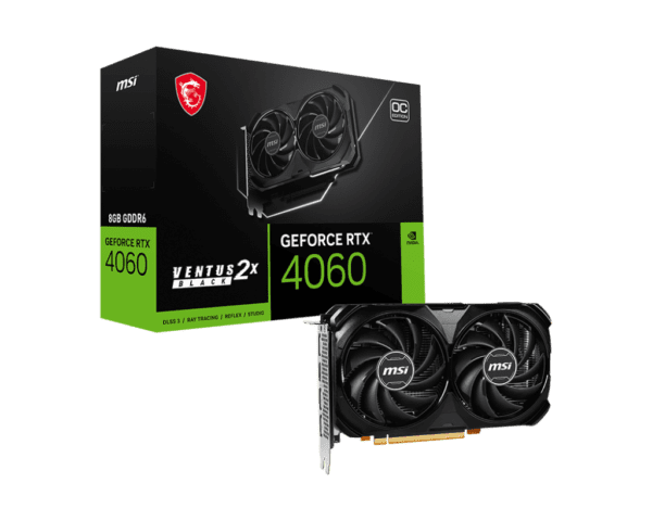 GeForce RTX 4060 VENTUS 2X BLACK 8G OC