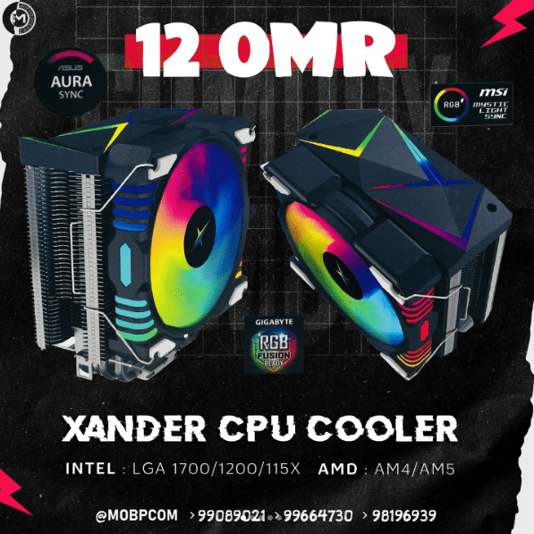 XANDER CPU Cooler For INTEL And AMD