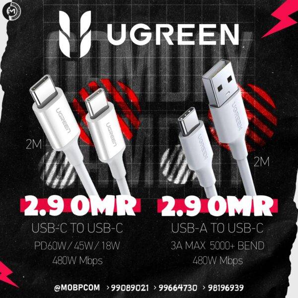 UGREEN USB C TO USB C and USB-A TO USB C