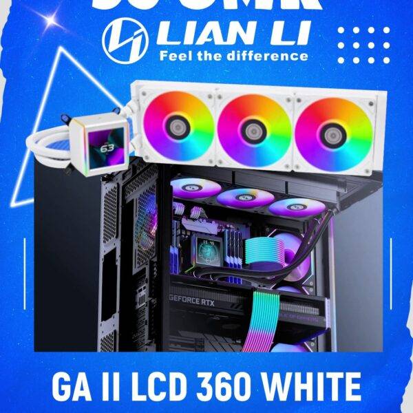 GA II LCD 360 WHITE Liquid Cooler