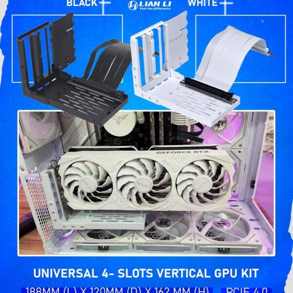 UNIVERSAL 4 Slots Vertical GPU KIT PCIE 4