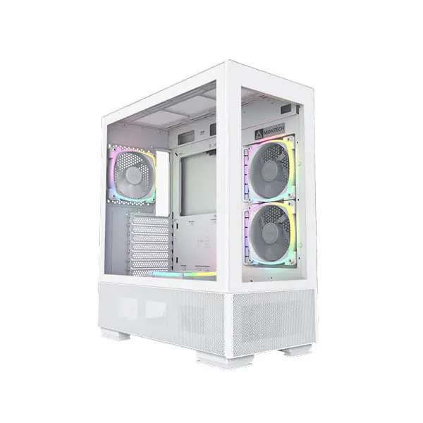 MONTECH SKY TWO MID TOWER ATX GAMING CASE WHITE