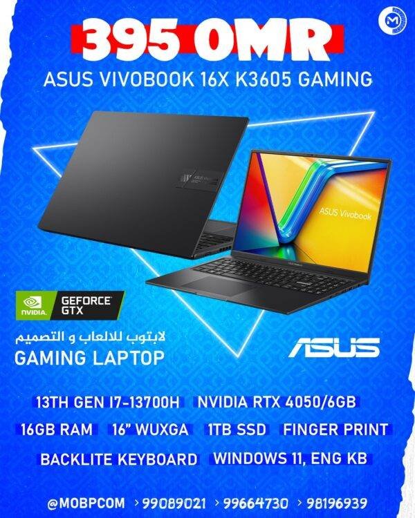 ASUS VIVABOOK 16X K3605 GAMING LAPTOP