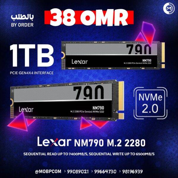 LEXAR NM790 M.2 2280 1TB PCIE GEN4X4INTERFACE
