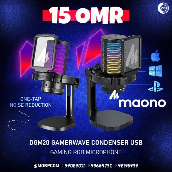 MAONO DGM20 GAMING RGB MICROPHONE USB