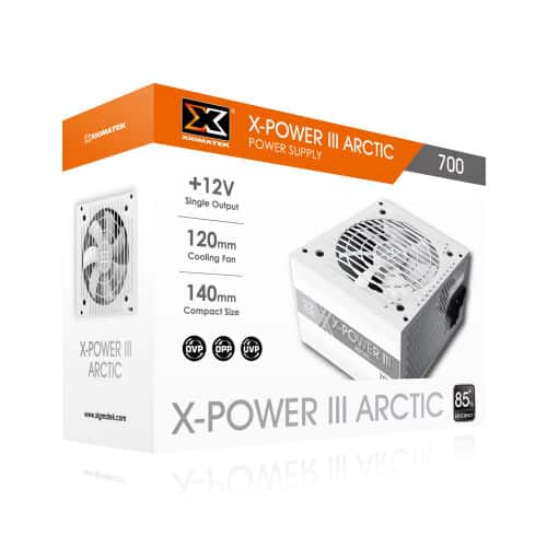 XIGMATEK X POWER III ARCTIC 700W WHITE