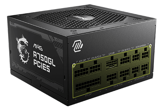 MAG A750GL PCIE5 POWER SUPPLY