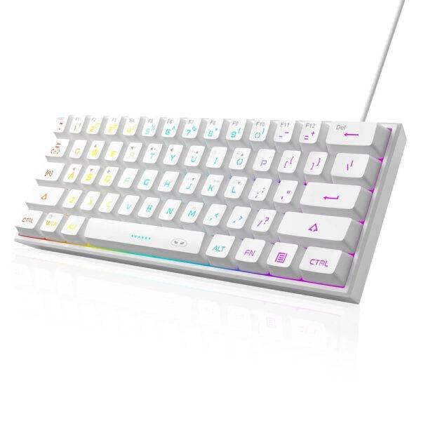 MAGEGEE TS91 WIRED MEMBRANE KB WHITE RGB LIGHT