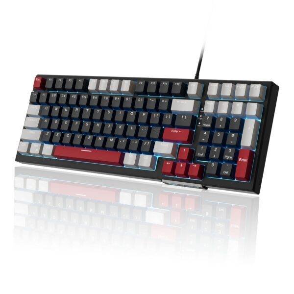 MAGEGEE SKY81 WIRED MECHANICAL KEYBOARD BLACK GRAY