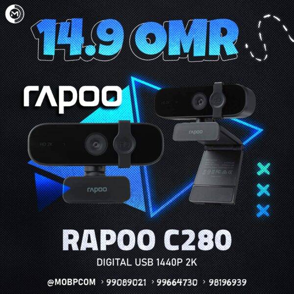 DIGITAL USB RAPOO C280 1440P 2K