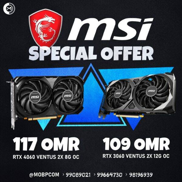 MSI SPECIAL OFFER RTX 4060 RTX 3060 VENTUS