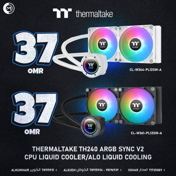 THERMALTAKE RG240 ARGB SYNC V2 CPU LIQUID COOLER