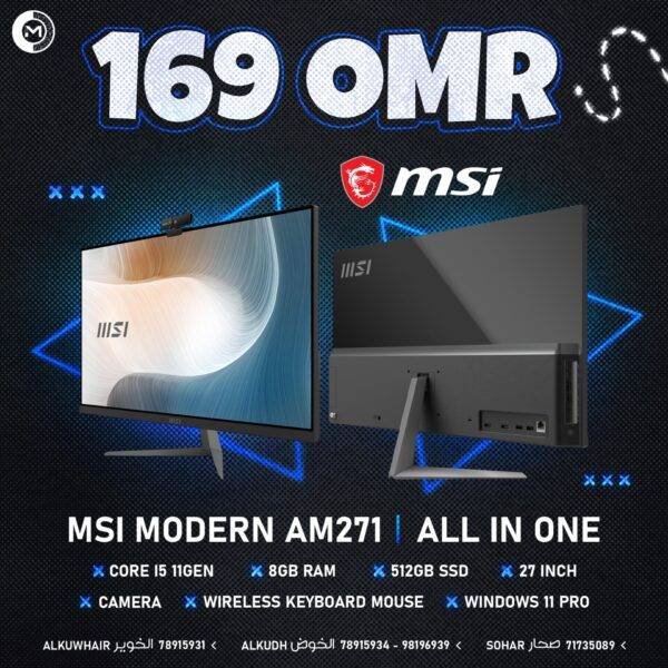 MSI MODERN AM271 GAMING MONITOR ALL IN ONE