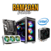 RX 7700 XT STEEL LEGEND 12GB OC, INTEL I5 12400F, AG200 COOLER, MSI H610M, 500 GB SSD, 16 GB 3200 MHZ, 700W, XPG BATTLECRUISER SUPER GAMING CASE - 4 FANS