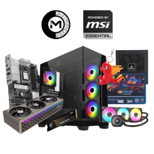 SAPPHIRE NITRO + RADEON RX 9070 XT GAMING OC 16GB, RYZEN 7 7800X3D, NAUTILUS 360 RS ARGB, PRO B850-P WIFI, MSI SPATIUM M480 GEN 4 1TB, 32 GB 6000 MHZ, 850W GOLD, FSP M340 GAMING CASE - 4 FANS