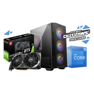 MSI RTX 3060 12GB VENTUS 2X, INTEL  I5 12400F, DEEPCOOL AG200, MSI H610M-G, 16GB DDR4 3200 MHZ, 512GB 2.5 LEXAR SSD, 700W XIGMATEK, MSI MAG FORGE M100A GAMING CASE