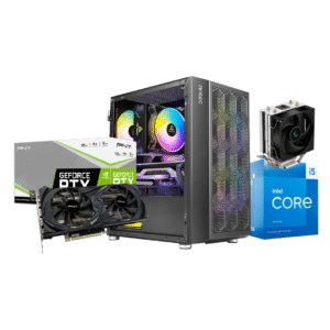 RTX 3060 12GB, INTEL I5 13400F, DEEPCOOL AG200, H610M, 16GB DDR4 3200MHZ, 500 GB SSD, 600W, ANTEC NX200 M GAMING CASE - 3 FANS