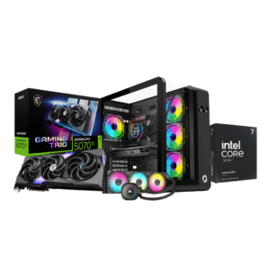 MSI RTX 5070 Ti 16G GAMING TRIO OC PLUS, Intel Core Ultra 7 265KF, NAUTILUS 360 RS ARGB, Gigabyte Z890M GAMING X, 1 TB gen 4, 32gb mhz 6000mhz ddr5, 850w gold antec, GAMEON Infinity - 7 fans