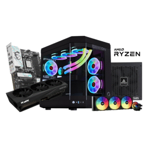 XFX QUICKSILVER AMD RADEON RX 9070 OC GAMING EDITION 16GB, RYZEN 5 9600X, LIQUID COOLER 360M, MSI B840 GAMING PLUS WIFI, 1TB M.2 GEN 4, 32 GB 6000MHZ, 850W GOLD ANTEC, GAMEON VALKYRIE GAMING CASE - 3 FANS