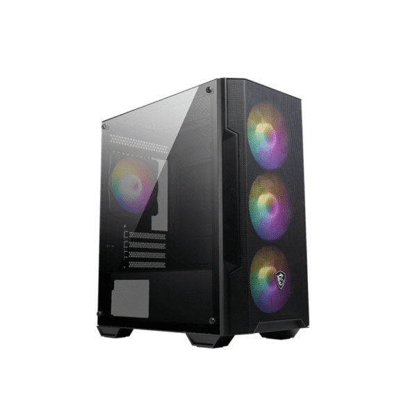 MSI MAG FORGE M100A RGB Micro ATX Gaming Case - Black