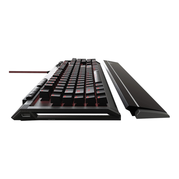 Patriot Viper V770 Mechanical Gaming Keyboard Full RGB Lighting - Kailh Red Switches, 5 Dedicated Macro Keys, Audio/USB Pass-Through Ports, Aircraft-Grade Aluminum Chassis, Removable RGB Magnetic Palm Rest - Image 9