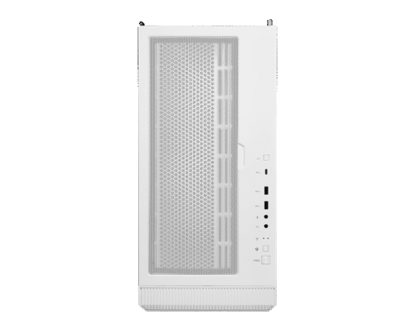 MSI MPG Velox 100R-Mid-Tower Gaming PC Case - Tempered Glass Side Panel - 4 x 120mm ARGB Fans - Liquid Cooling Support up to 360mm Radiator - Mesh Panel for Optimized Airflow - Image 3