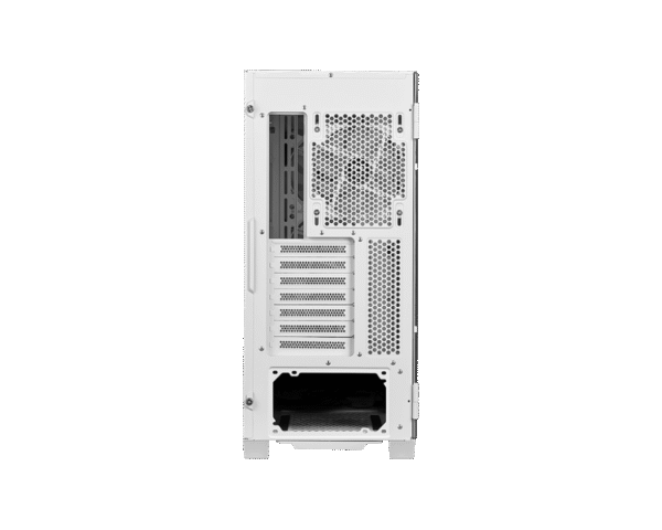 MSI MPG Velox 100R-Mid-Tower Gaming PC Case - Tempered Glass Side Panel - 4 x 120mm ARGB Fans - Liquid Cooling Support up to 360mm Radiator - Mesh Panel for Optimized Airflow - Image 2