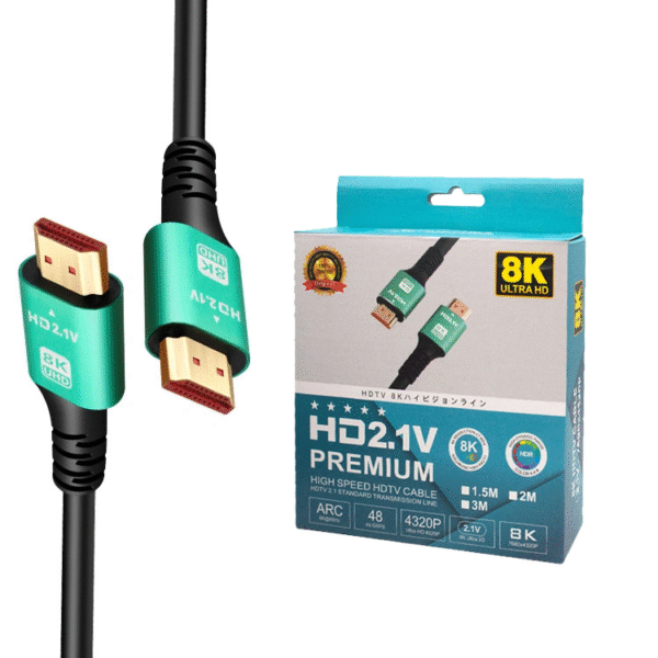 8K HDMI Cable 48Gbps Ultra High Speed HDMI Cord, Support 4K@120Hz 8K@60Hz, Dynamic HDR,eARC Compatible with Dolby Vision Atmos Apple TV Xbox Series X PS5.