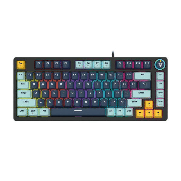 Fantech MK875V2 ATOM 81 RGB Mechanical Gaming Keyboard MIZU EDITION Navy Blue