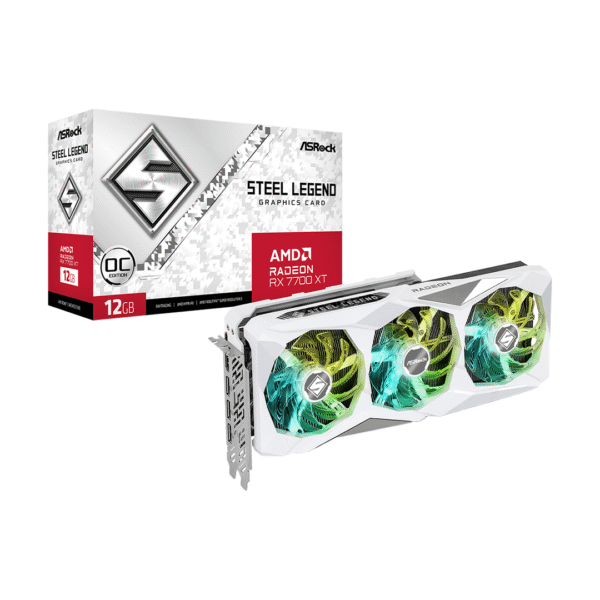 RX 7700 XT STEEL LEGEND 12GB OC, INTEL I5 12400F, AG200 COOLER, MSI H610M, 500 GB SSD, 16 GB 3200 MHZ, 700W, XPG BATTLECRUISER SUPER GAMING CASE - 4 FANS - Image 2