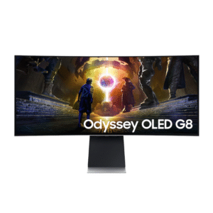 34" Odyssey OLED G8 (G85SD) Ultra-WQHD 175Hz 0.03ms G-Sync Compatible Curved Gaming Monitor with Glare Free and Smart Features