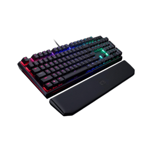 Cooler Master MasterKeys MK750 RGB Mechanical Gaming Keyboard – Cherry MX Red Switches, 16.7M RGB Lighting, 1000Hz Polling Rate, Detachable Wrist Rest, USB-C, Onboard Memory