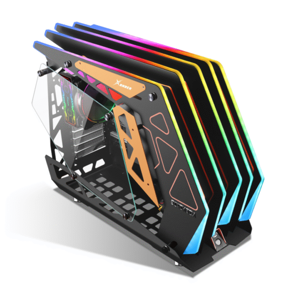 XANDER Gaming CASE ARGB Strip ATX Tempered Glass Case - Image 2
