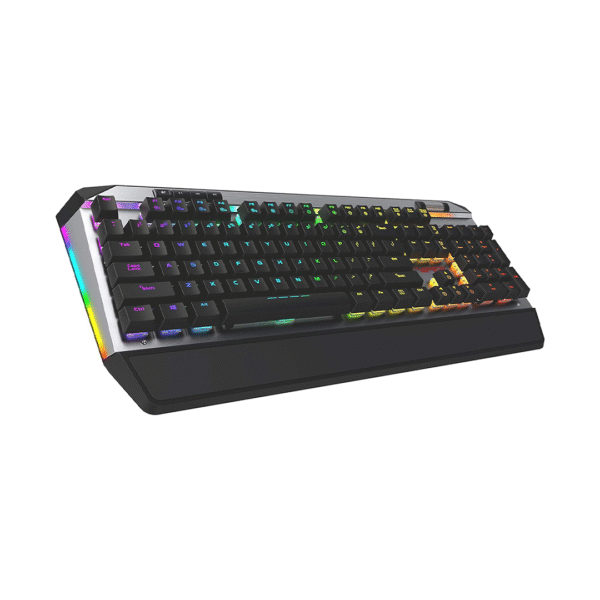 Patriot Viper Gaming V765 Mechanical RGB Illuminated Gaming Keyboard - Water & Dust Resistant (IP56), Kailh Box Switches (Clicky & Tactile), 104 Keys, Removable Magnetic Palm Rest