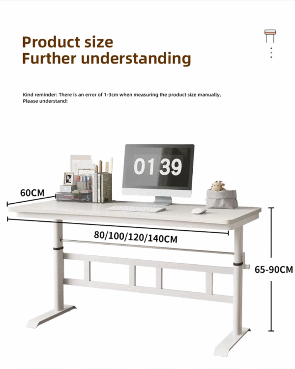 Modern Adjustable Gaming & Office Standing Desk - Image 2