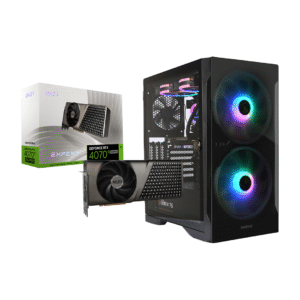 Msi Rtx 4070 Ti expert 16GB, iNTEL I5 14400f, RGB CPU cooler, B760m DDR5, 32GB DDR5 6000mhz, 1TB GEN4 NV3, 750w gold sharkoon, Gamdias Apollo E2 Elite 3 Fans Gaming Case