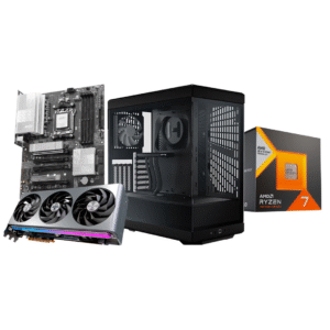 NITRO+ RX 7900 XT VAPOR-X 20GB, RYZEN 7800X3D, LIQUID COOLER 360M, B840-P WIFI MSI, 1 TB GEN 4 NV3, 32GB DDR5 6000MHZ, 850W GOLD, HYTE Y40 - 2 FANS
