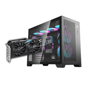 RX 7600 xt challenger 16GB, Ryzen 7 5800x, B550m gigabyte ds3h ac WiFi , 16GB 2x 3600Mhz, Liquid cooler Deep cool Gammaxx L240, Power Supply 750w Gold sharkoon, SSD 1TB m.2 gen4 nv3, DarkFlash DS5000