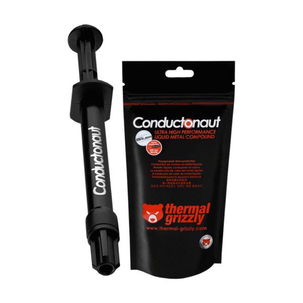 Thermal Grizzly Conductonaut Liquid Metal Thermal Paste 5 GRAM, Compatible with PC, PS5, and Xbox