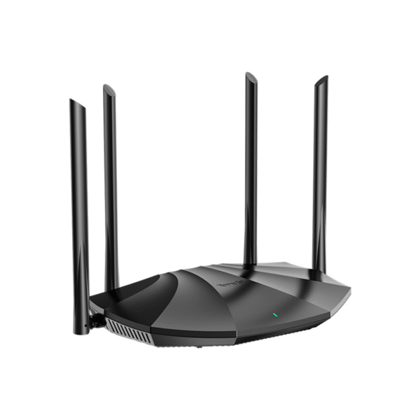 TENDA TX2 DUAL-BAND GIGABIT WI-FI 6 ROUTER AX 1500, GIGABIT LAN PORTS 4*6DBI EXTERNAL ANTENNAS, 5GHZ: UP TO 1201MBPS 2.4GHZ: UP TO 300MBPS