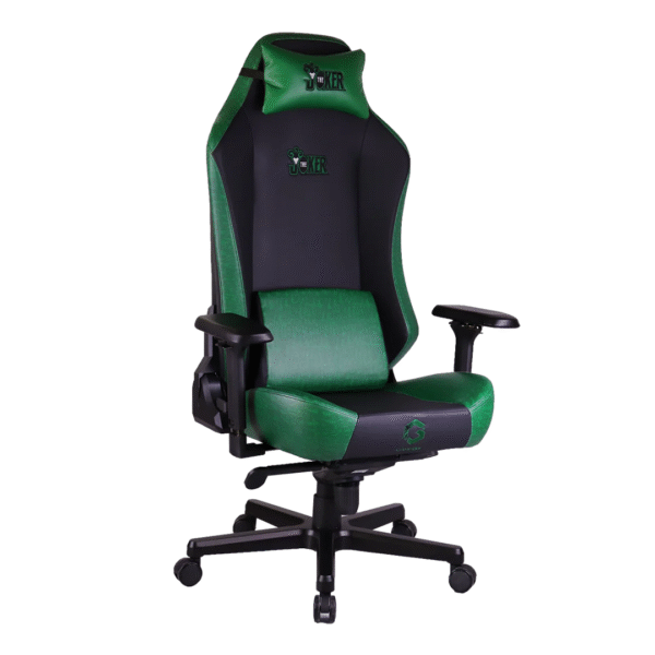 GAMEON x DC Licensed Gaming Chair With Adjustable 4D Armrest & Metal Base - Joker - Image 2