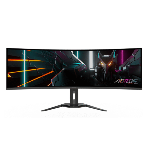 Gigabyte AORUS CO49DQ-EK 49" OLED DQHD Curved Gaming Monitor - 5120 x 1440(DQHD), 144Hz, 0.03ms, FreeSync, DisplayHDR 400 True Black, HDMI 2.1, DisplayPort 1.4