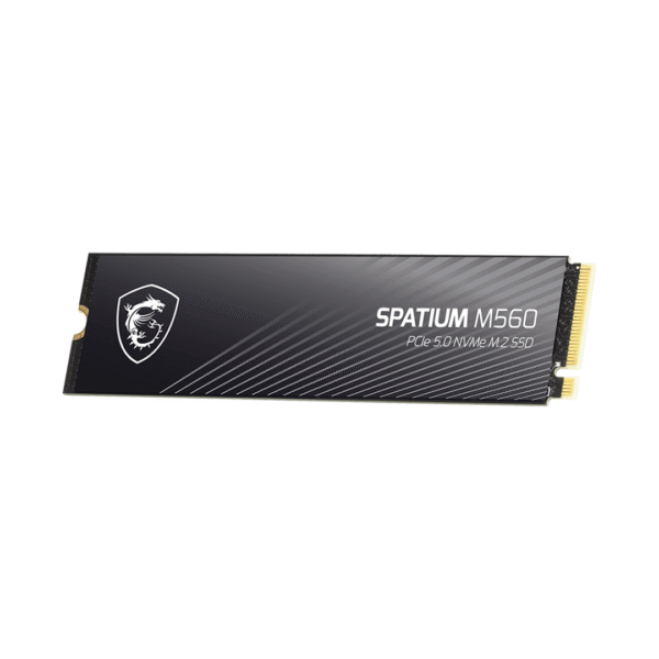 MSI SPATIUM M560 1TB PCIe 5.0 NVMe M.2 SSD – Gen5 | Read 10,300MB/s | Write 8,700MB/s