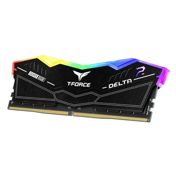 TEAMGROUP CL38 DELTA RGB DDR5 64GB (32x2) 6000MHZ DESKTOP MEMORY BLACK - Image 3
