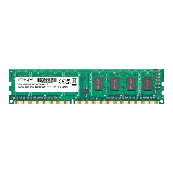 PNY Performance DDR3 8GB 1600MHz NHS Desktop Memory | UDIMM | High-Quality RAM Upgrade for Desktops